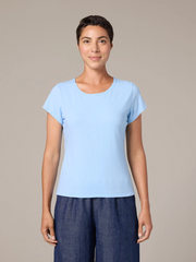 CUT LOOSE Light Lycra Jersey Short Sleeve Fitted Tee - 2015086