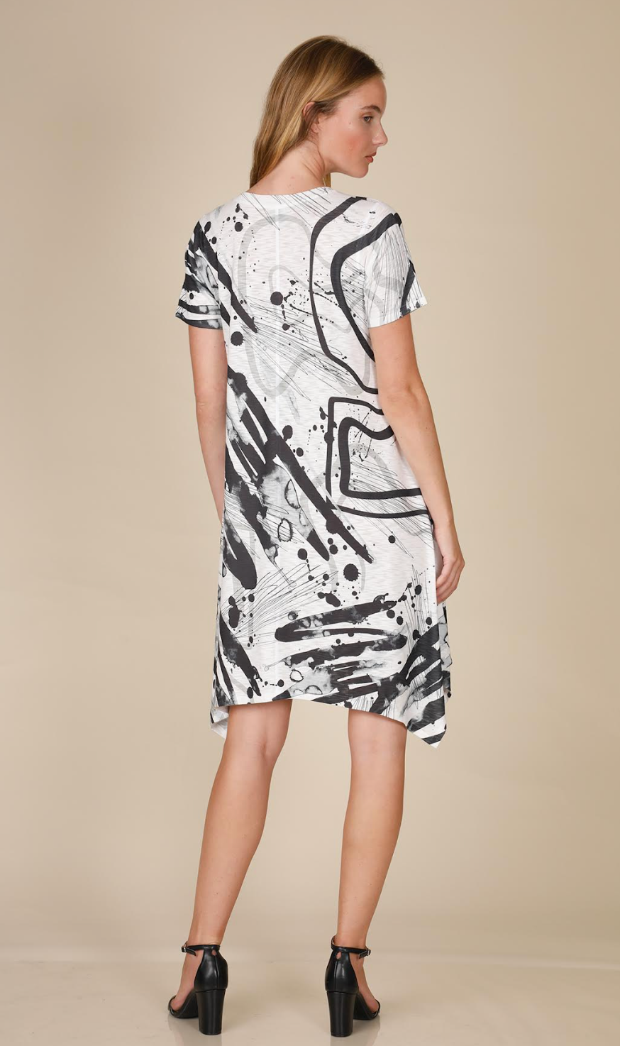 INOAH "Black Splotch" - Dress