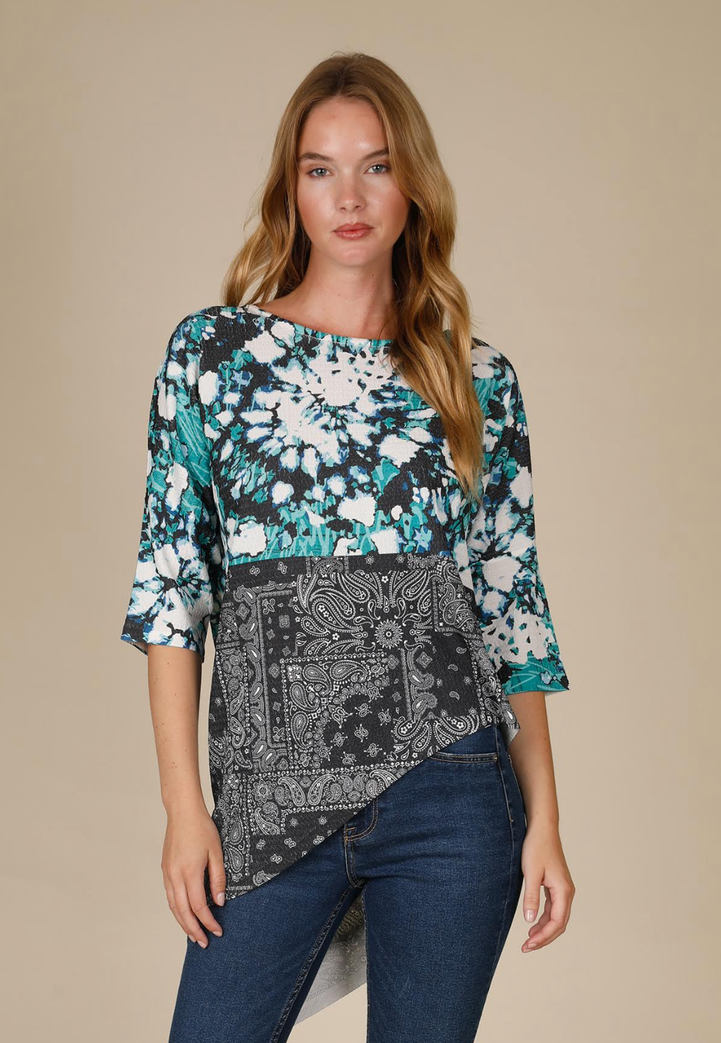 INOAH "Paisley Fern" - Top