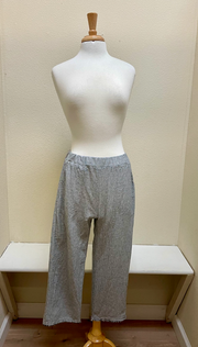 CUT LOOSE Crosshatch Raw Edge Crop - 4192357 - WHITE