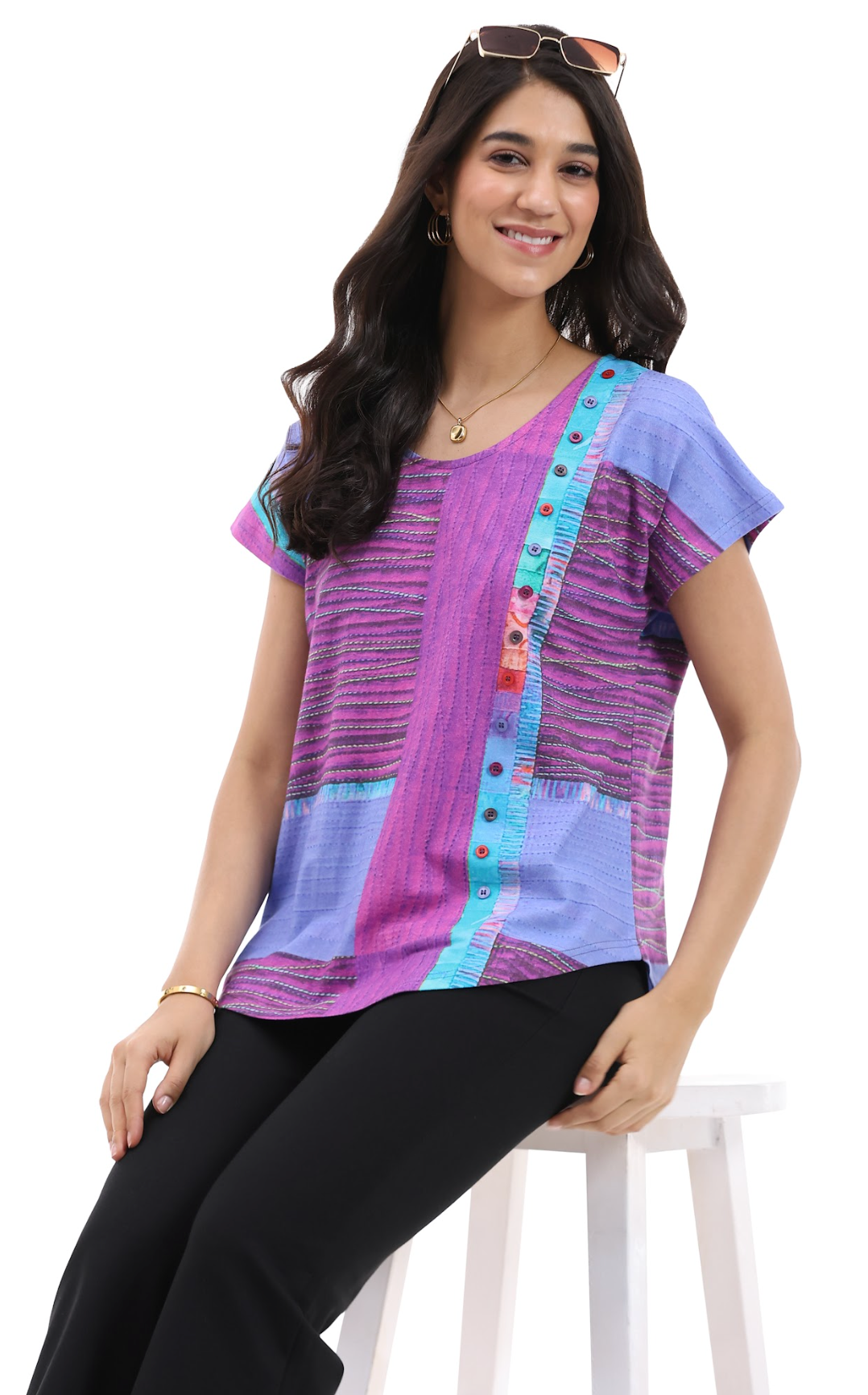 Parsley & Sage LEXI S/S TOP - 26T11B60