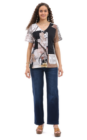 Parsley & Sage PETRA S/S TOP - 26T56B14P