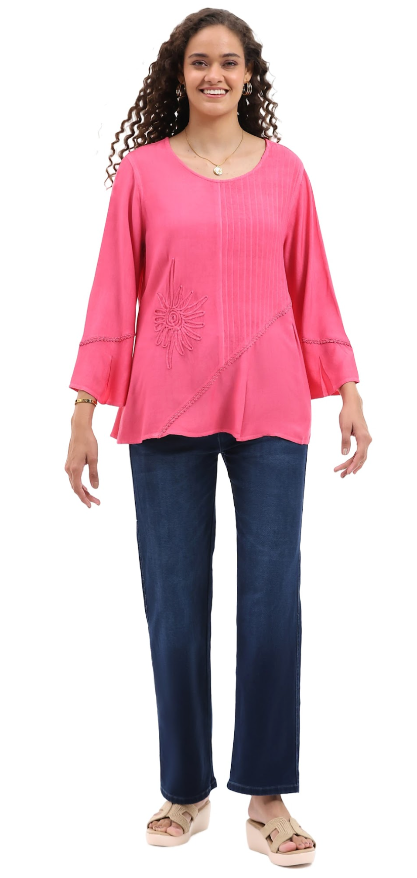 Parsley & Sage BIRDIE TOP - 26S484C - CORAL