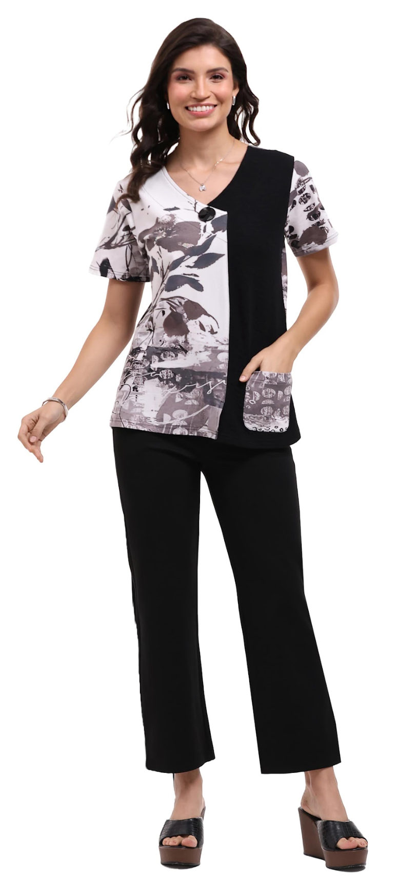 Parsley & Sage GINGER S/S TOP - 26T44B14