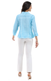Parsley & Sage SHELLY SHIRT - 26S467G - TURQUOISE