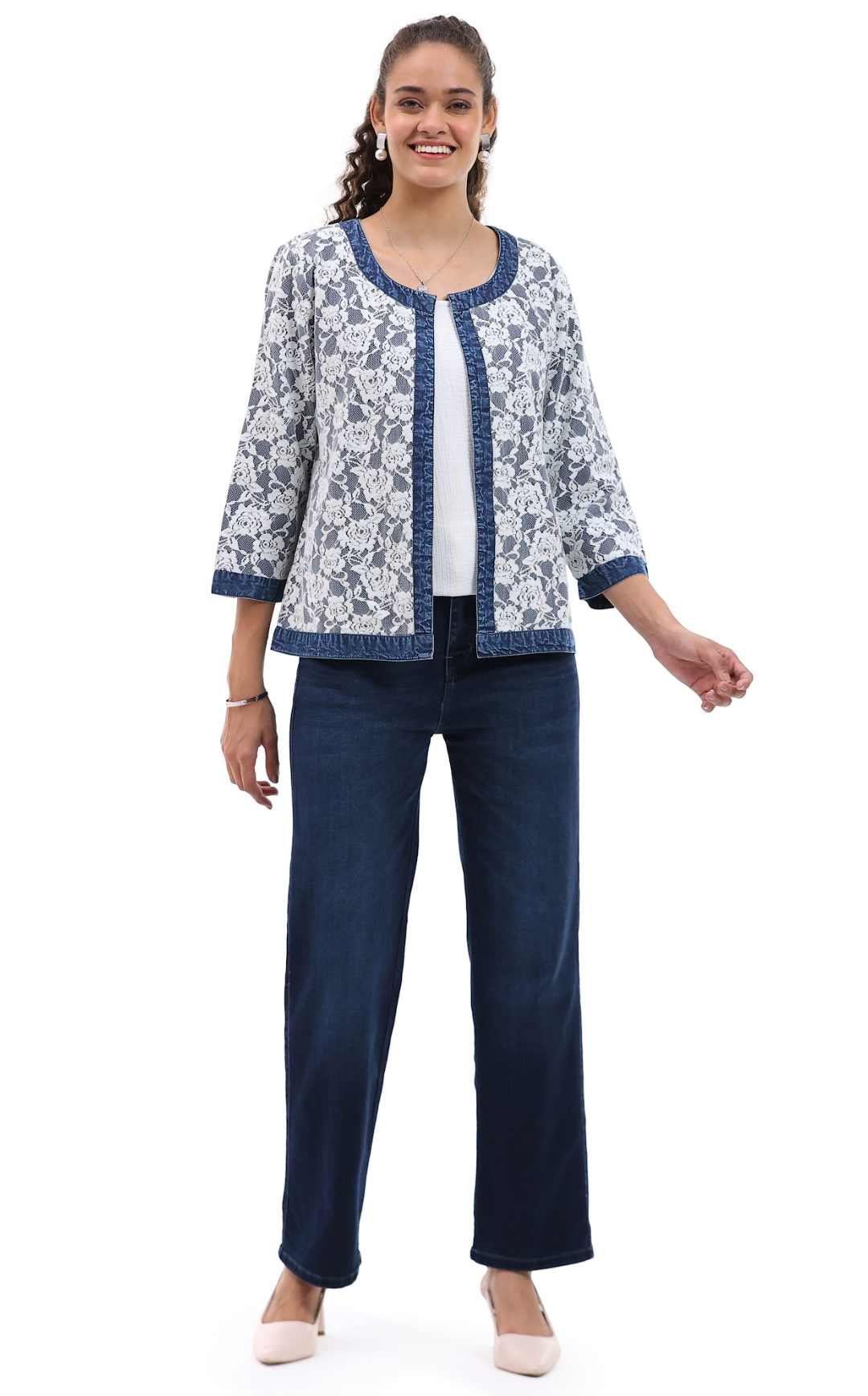 Parsley & Sage LACEY OPEN FRONT JACKET - 26S460E24