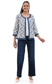 Parsley & Sage LACEY OPEN FRONT JACKET - 26S460E24