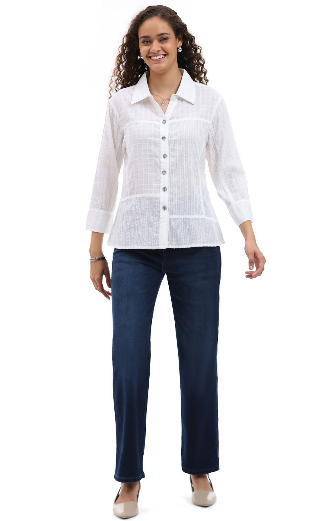 Parsley & Sage SHELLY SHIRT - 26S467G - WHITE