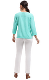 Parsley & Sage SADIE TOP - 26S466C - SEA FOAM