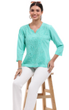 Parsley & Sage SADIE TOP - 26S466C - SEA FOAM
