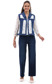 Parsley & Sage LACEY COLLARED JACKET - 26S460E21