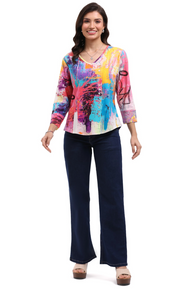 Parsley & Sage VIVIAN BUTTON TOP - 26T20C6