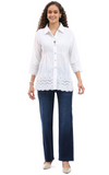 Parsley & Sage NIKKI SHIRT - 26S464G - WHITE
