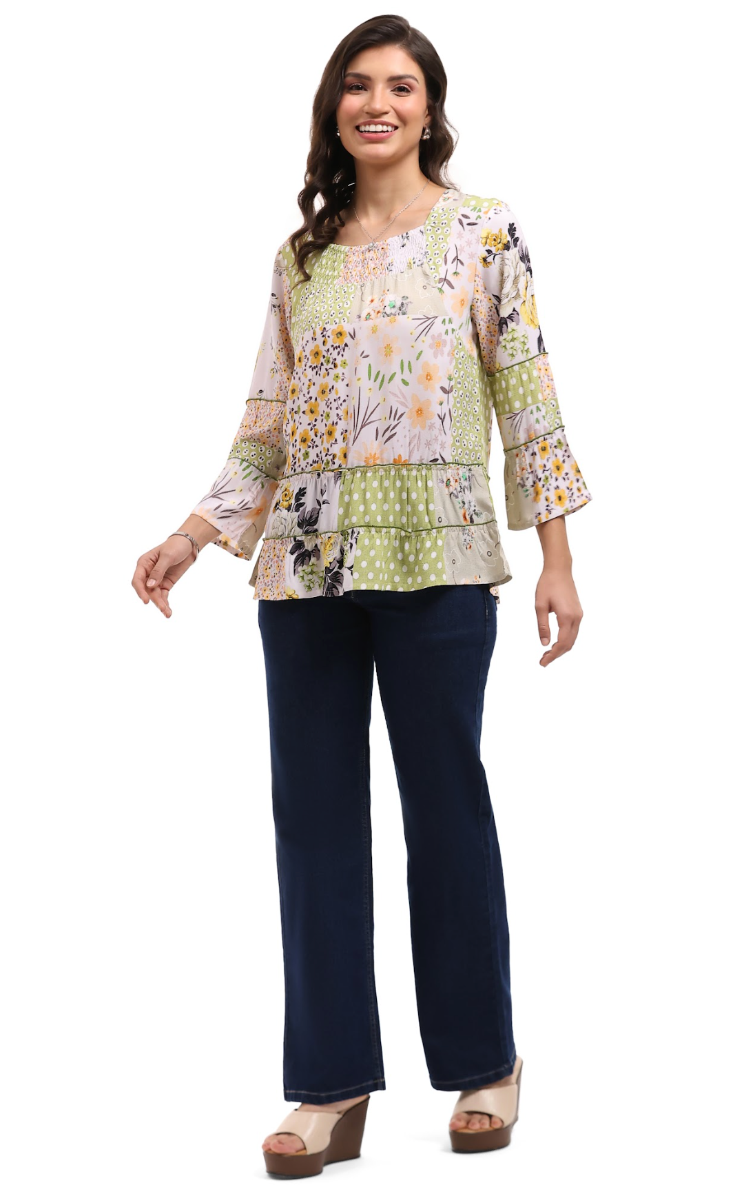 Parsley & Sage QUINN PEASANT TOP - 26T16C15