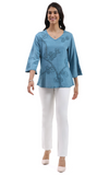 Parsley & Sage VANESSA TOP - 26S480C - TEAL