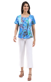 Parsley & Sage CAMPBELL S/S TOP - 26T02B