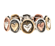 RAIN Multimetal Beating Hearts Bracelet