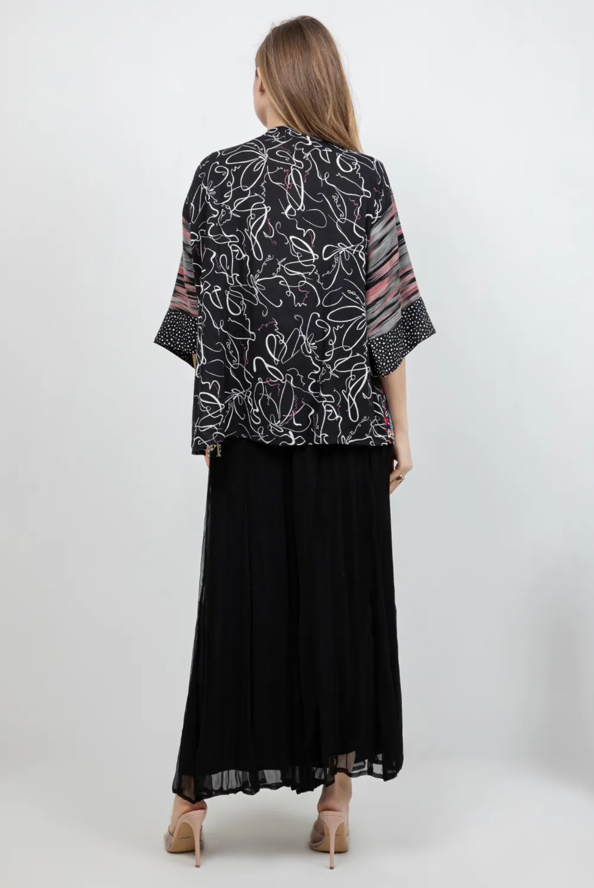 Sterling Style Frog Closure Jacket - 6185J BLACK