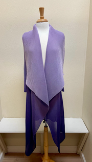 Alquema Long Collare Coat - ORCHID