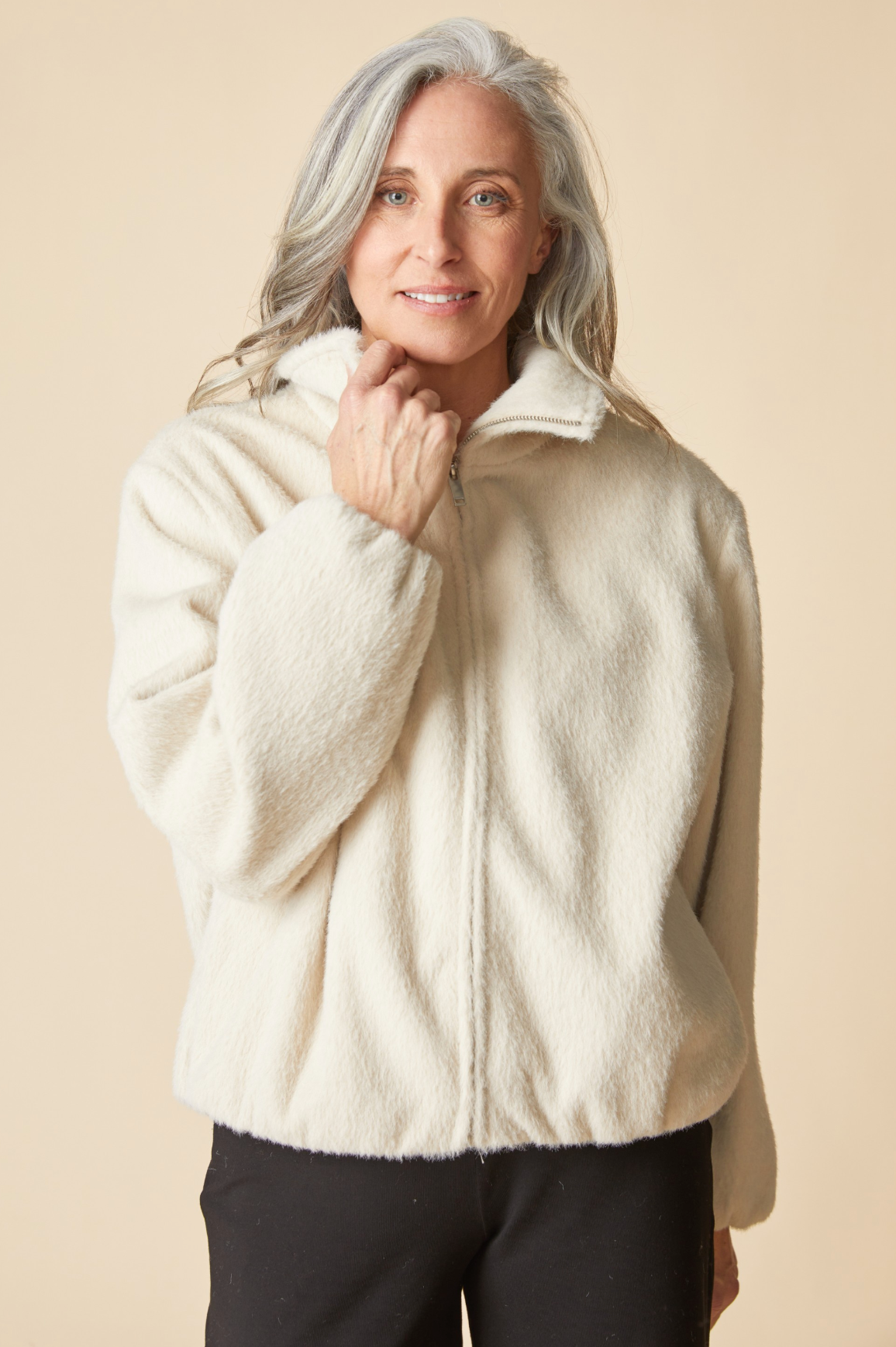 Habitat Faux Fur Cocoon Jacket - 19703 - RAINY DAY