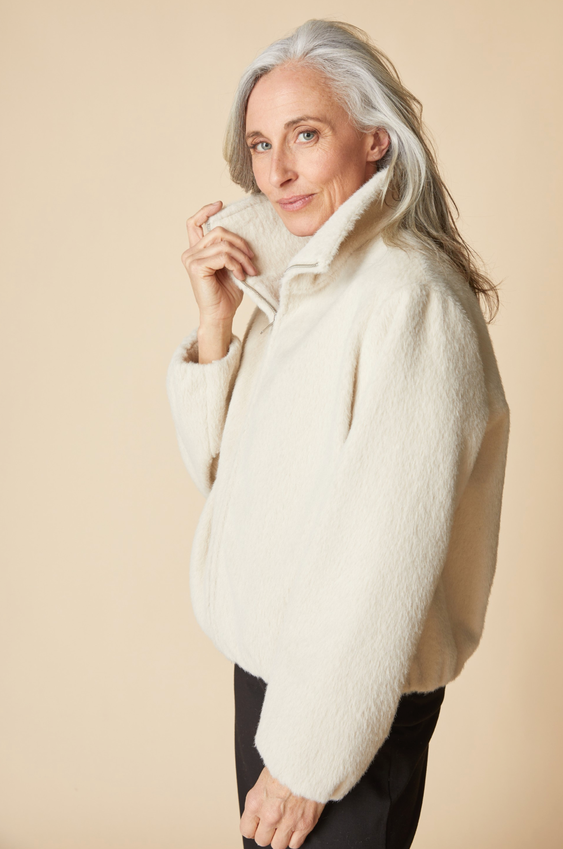 Habitat Faux Fur Cocoon Jacket - 19703 - RAINY DAY