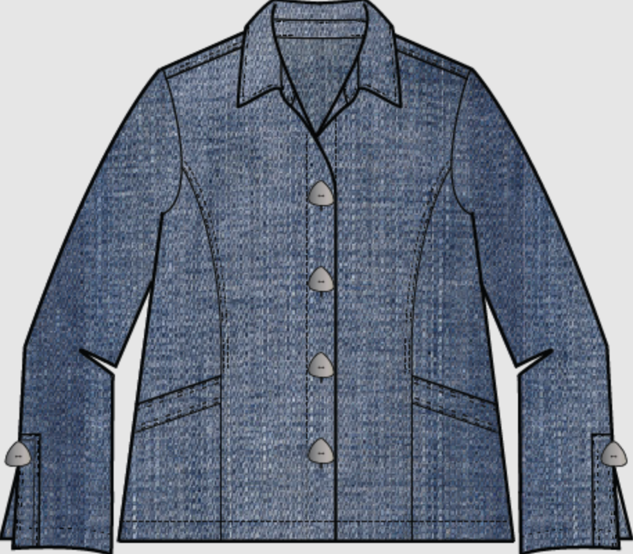 Habitat Perfect Travel Denim Shirt Jacket - 15514 - MEDIUM DENIM (NOT LIGHT DENIM)