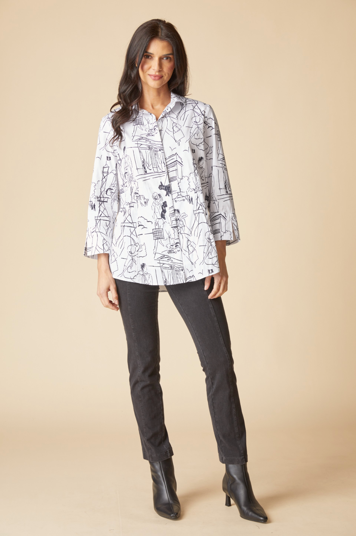 Habitat Perfect Travel Shirts Destination Hidden Placket Shirt - 15419 - WHITE