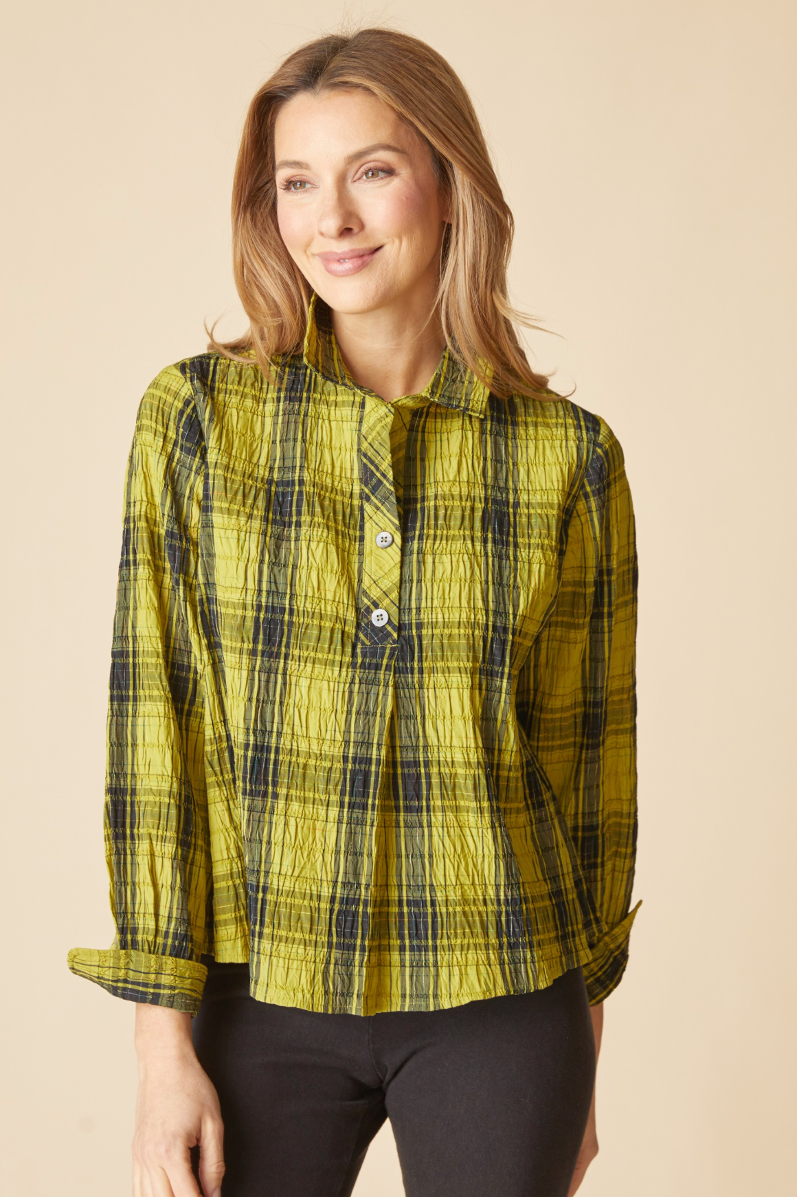 Habitat Crinkle Windowpane Chill Pullover - 75135 - WINTER WHITE (NOT SPROUT)