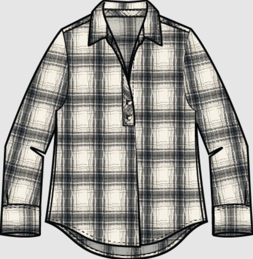 Habitat Crinkle Windowpane Chill Pullover - 75135 - WINTER WHITE (NOT SPROUT)