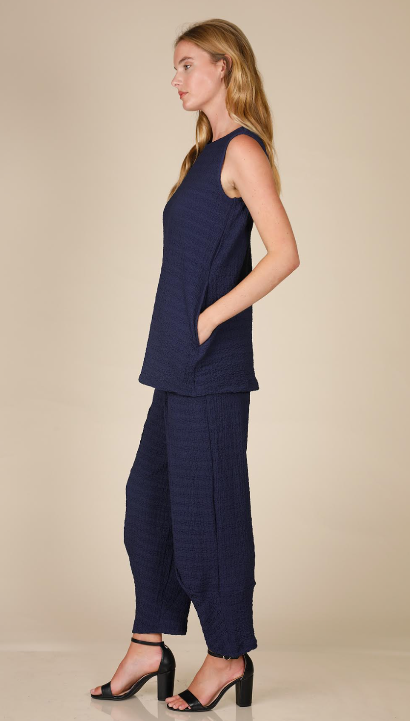 INOAH "Navy" - Solid Textured Pocket Tank