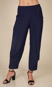 INOAH "Mint" - Solid Long Textured Pocket Pant (NOT NAVY)