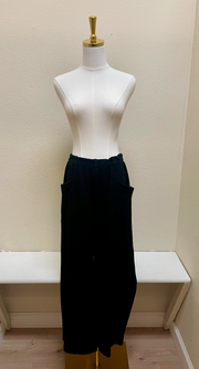 MOONLIGHT Solid Black Pant - P 1346