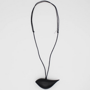 SYLCA Black Robin Pendant Necklace