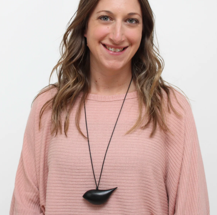 SYLCA Black Robin Pendant Necklace