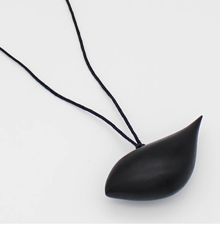 SYLCA Black Robin Pendant Necklace