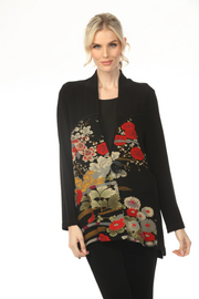 MOONLIGHT Button Closure Floral Print Top - CM108 - ASIAN GARDEN