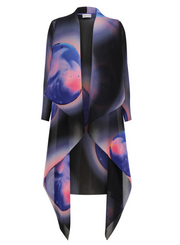 Alquema Long Collare Coat - PLANETS
