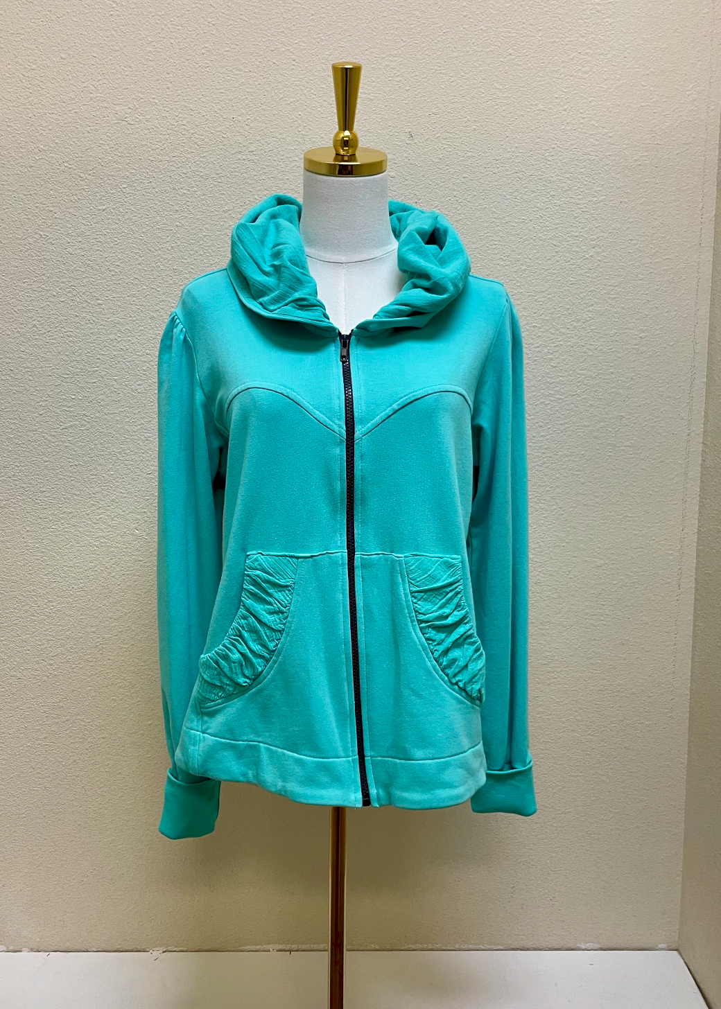 Color Me Cotton CMC Alana Hoodie Jacket - AZURE - SFT-3261