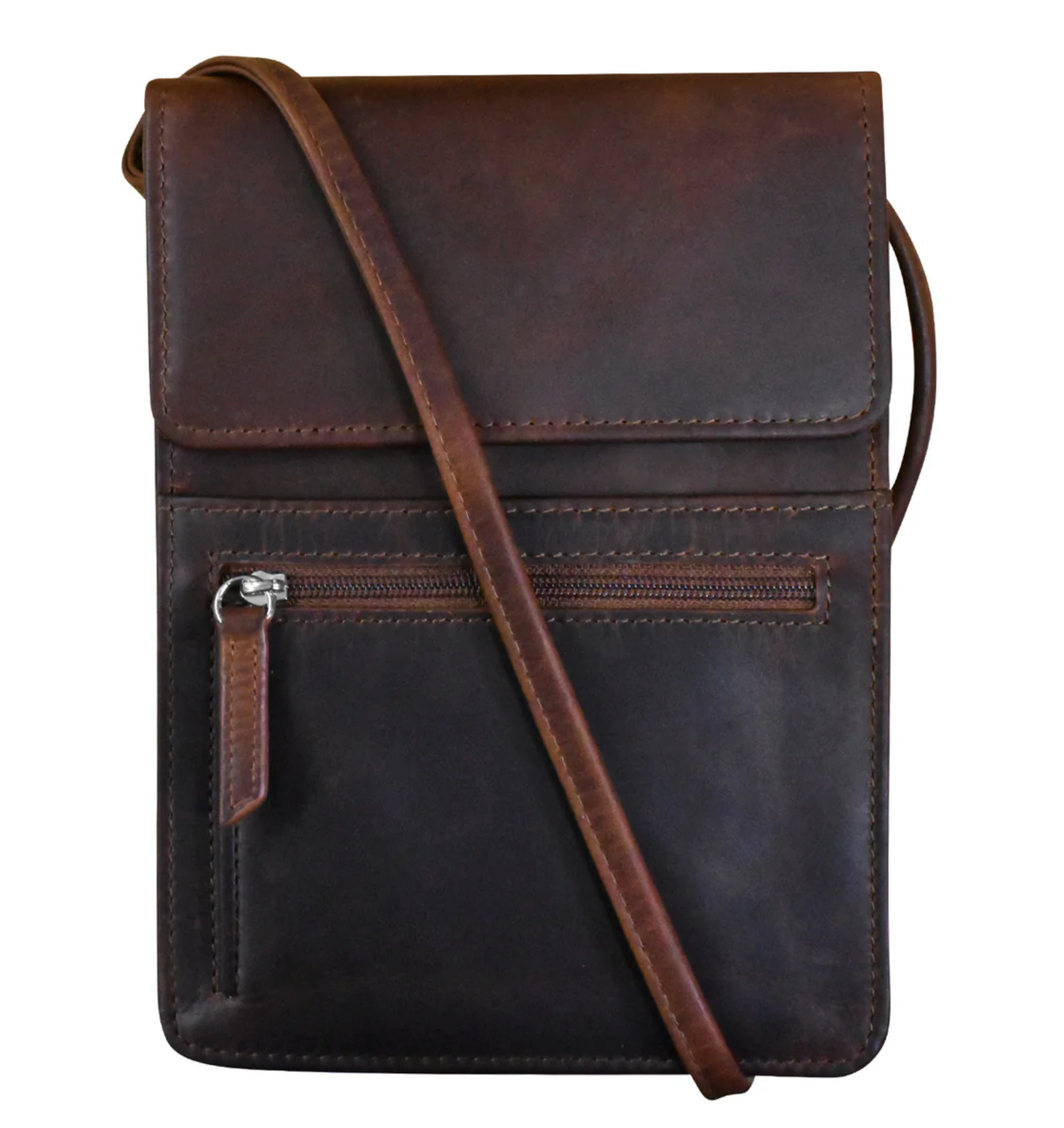 ili New York - ORGANIZER ON A STRING - 6824 - Rustic Brown