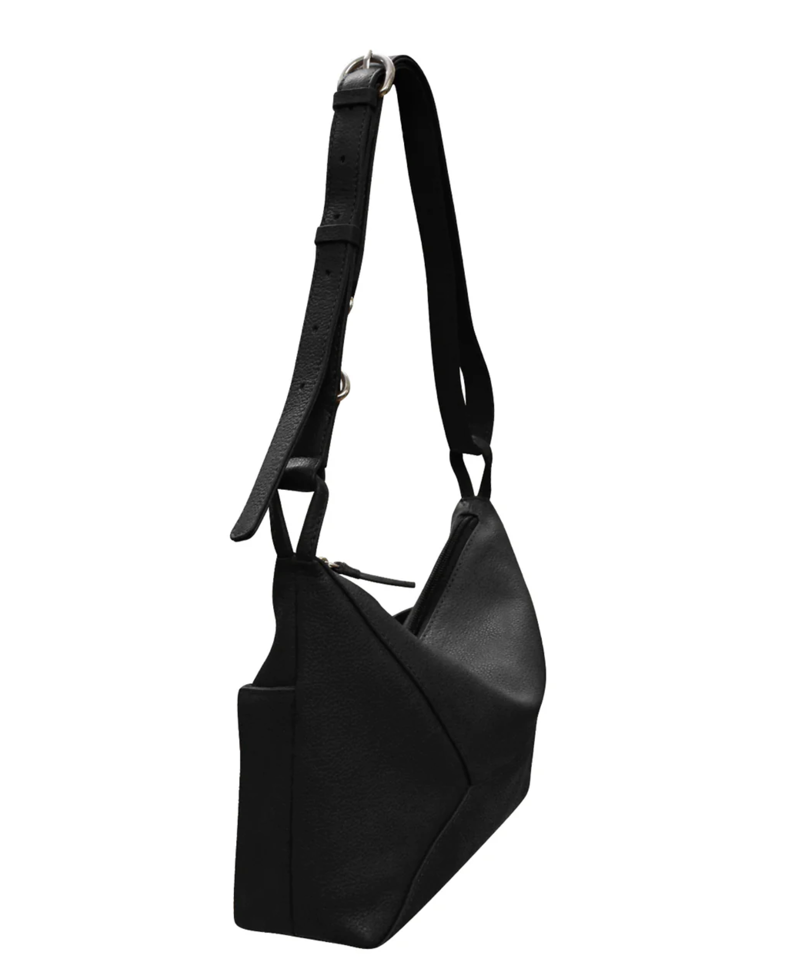 ili New York - SLOUCHY CONVERTIBLE SHOULDER BAG - 6722 - Black