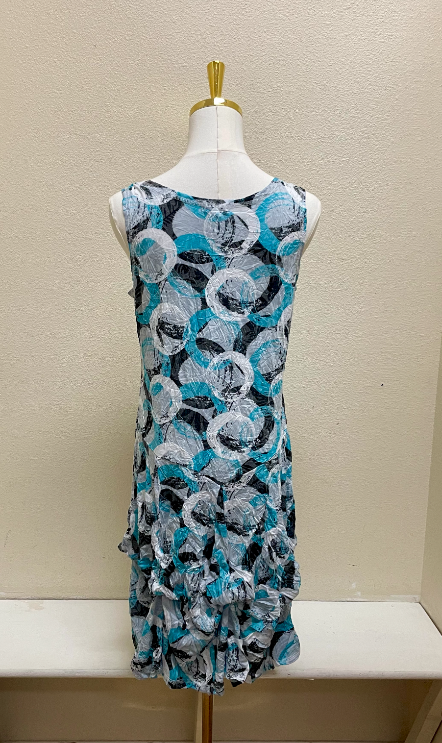 Shana Crinkle Short Tank Bubble Dress - 26007 - CIRCLES