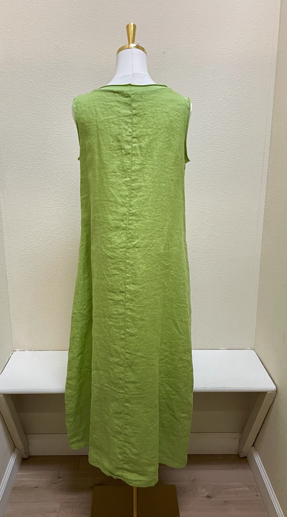 CUT LOOSE Hanky Linen Maxi Tank Dress - 4200312