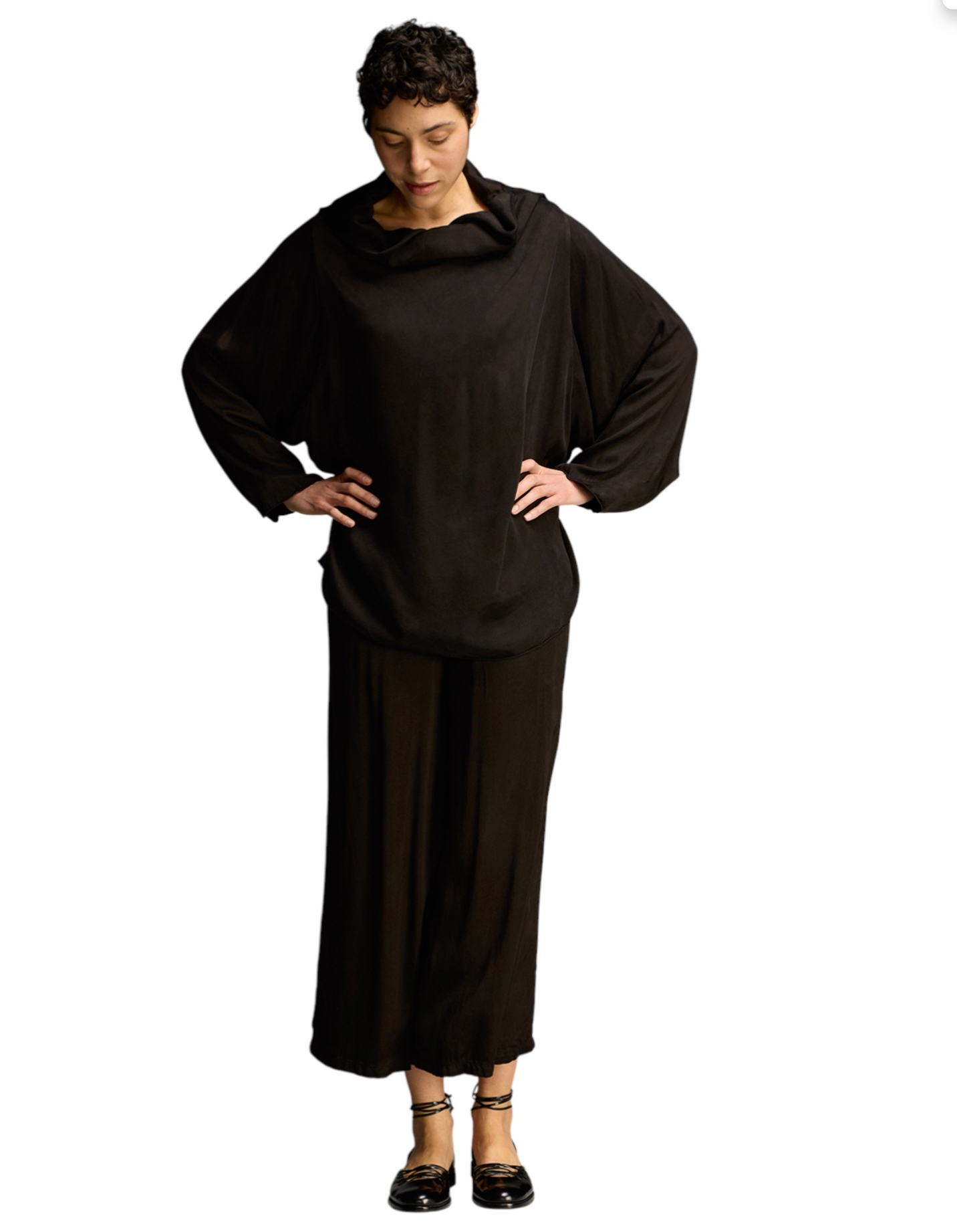 CUT LOOSE Vintage Satin One-Size Cowl - 6186824