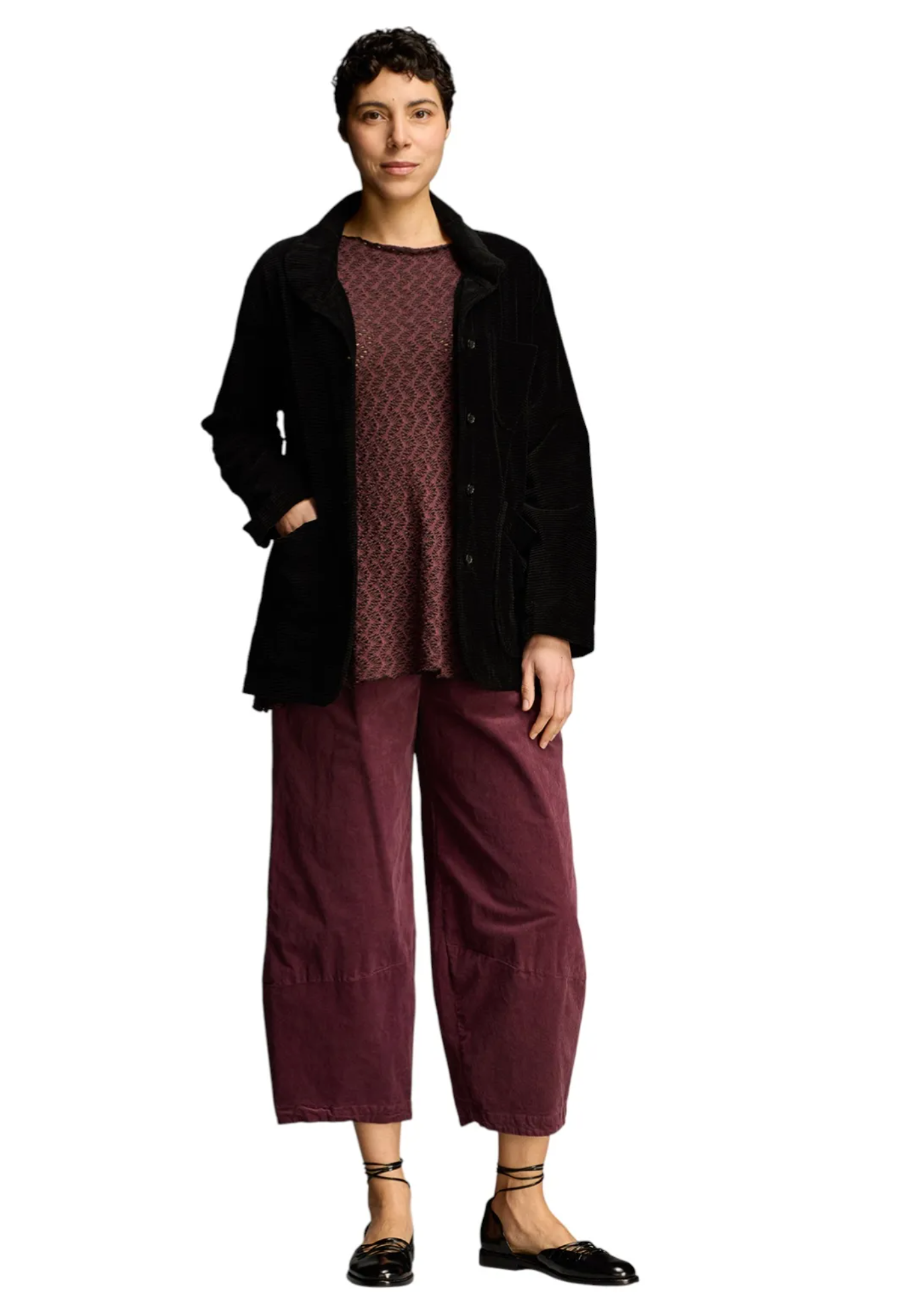 CUT LOOSE Mini Cord Lantern Pant - 0032388