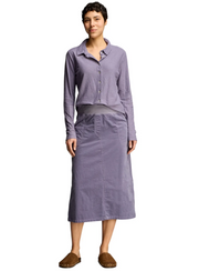 CUT LOOSE Mini Cord Easy Midi Skirt - 0039514
