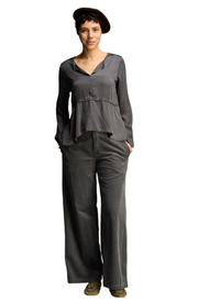 CUT LOOSE Lux Cord Wide Leg Zip Pant - 1892689