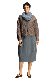 CUT LOOSE Marled Sweater Knit 3/4 Sleeve Dress - 6701654