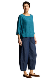 CUT LOOSE Fall Parachute Boatneck Vent Top - 6386757