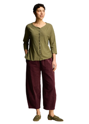 CUT LOOSE Linen Cotton Jersey Cardi - 5017496