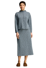 CUT LOOSE Crimped Fabric Funnel Pullover - 6546517